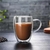 Xícara Café Vidro Duplo 280ML LUXUOSA CHÁ AGUA SUCO - Stooz Interiores