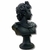 escultura busto homem preto grego antiga classica escritorio - comprar online
