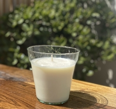 Vela de soja citronella