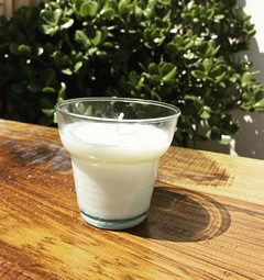 Vela de soja citronella