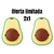 OFERTA LIMITADA 2x1 Avocado King Lee: juguete anti estrés para gatos con catnip