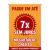 Imagem do Banner parcelamento sem juros no cartão de crédito - vermelho / amarelo