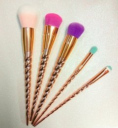 Brochas Beauty Creations Unicornio Rose Gold Colores en internet