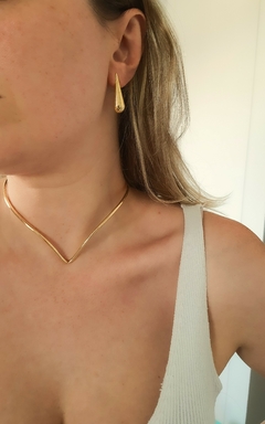 Choker Minimalista Banhado em Ouro 18k - comprar online