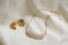 8050 Brinco Fiori Banho em Ouro 18K - loja online