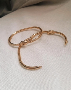 Bracelete Nó em Banho Ouro 18k - Lorazz