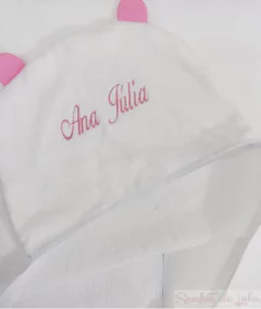 Toalha Banho Capuz Fofura - Sonhos de Lulu