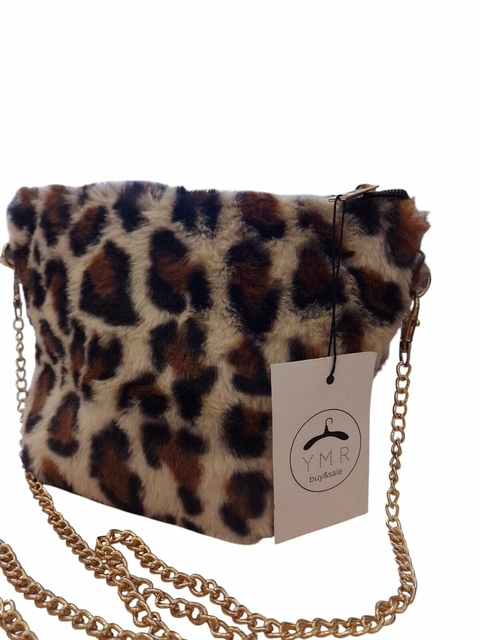 CARTERA PELUDO ANIMAL PRINT