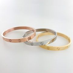 Pulsera Esclava de acero (Rosé) - comprar online