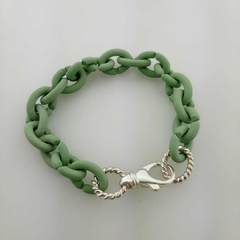 Pulsera de Goma y Plata