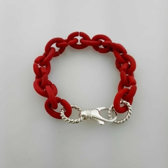 Pulsera de Goma y Plata