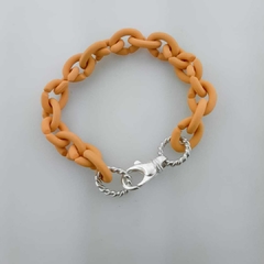 Pulsera de Goma y Plata