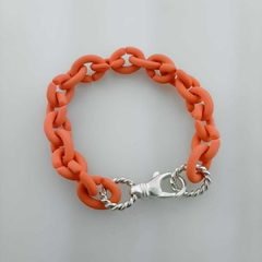 Pulsera de Goma y Plata