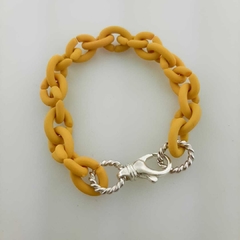 Pulsera de Goma y Plata