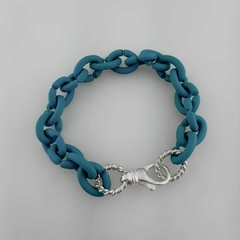 Pulsera de Goma y Plata