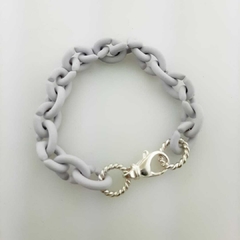Pulsera de Goma y Plata