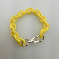 Pulsera de Goma y Plata