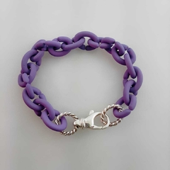 Pulsera de Goma y Plata