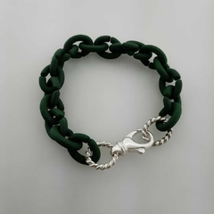 Pulsera de Goma y Plata