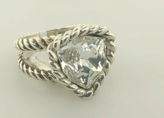 Anillo de plata con cristal - comprar online