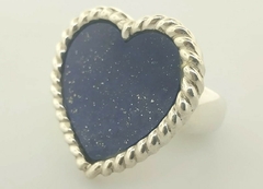 Anillo de plata con piedras - comprar online