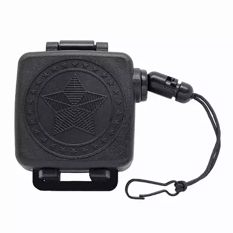 Fiel Retratil Estrela - Preto - comprar online