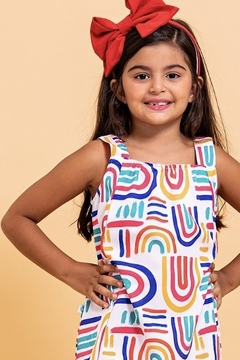 Vestido Arco Iris Colorido - COLEÇÃO COLORIR - comprar online
