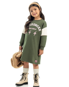 Vestido Moletom Team Girls Vermelho - comprar online