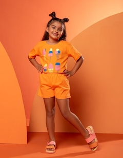Conjunto Colorê Sorvete Shorts - COLEÇÃO COLORIR