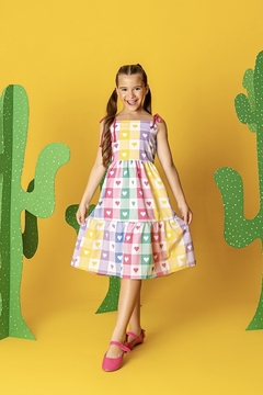 Vestido Love Candy - COLEÇÃO COLORIR