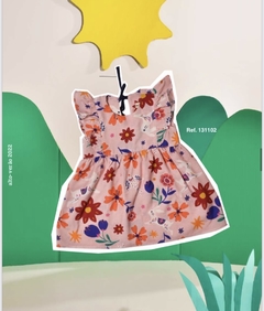 Vestido com tapa fralda Lebre Rosa - MUNDO CÉU