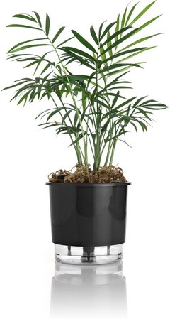 Vaso De Planta Autoirrigável Jardim Tamanho Médio 16x14 - Tecomix