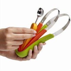 Cortador Boleador Frutas Legumes 3 Un Melancia Mamão Manga - comprar online