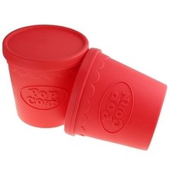 Pipoqueira E Balde De Pipoca P/ Microondas Silicone Cozinha - comprar online