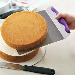 Espátula Placa Culinária Salva Bolo E Pizza Aço Inox Grande na internet