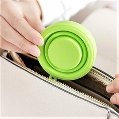 Copo De Silicone Retratil Dobrável Reutilizável Tampa 150 Ml - loja online