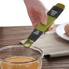 Colher Medidora Cozinha Ajustável 9 Medidas 0,5 Ml A 13 Ml - Tecomix