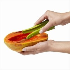 Cortador Boleador Frutas Legumes 3 Un Melancia Mamão Manga - Tecomix