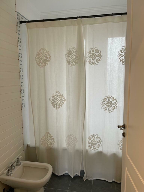 CORTINA DE BAÑO DOBLE