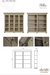 BIBLIOTECA LETERREIN DRIFT CON PUERTA