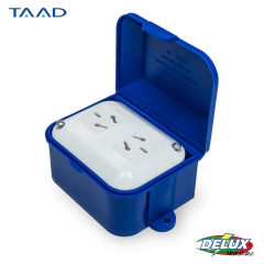 Capsulada estanca exterior 2 tomas "Taad"