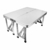 Set de camping mesa plegable y 4 bancos Kushiro - comprar online