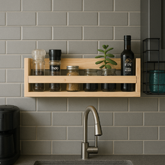 Imagen de COMBO X2 ESTANTERIA BIBLIOTECA ESTILO MONTESSORI NIÑOS// ESPECIERO COCINA