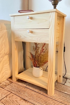 MESA DE LUZ con dos cajones - OUTLET - comprar online