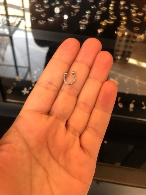 Piercing Ferradura peq Basico 0299