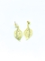 Brinco Banhado a Ouro Folha com Pedras - comprar online