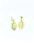 Brinco Banhado a Ouro Folha com Pedras - comprar online