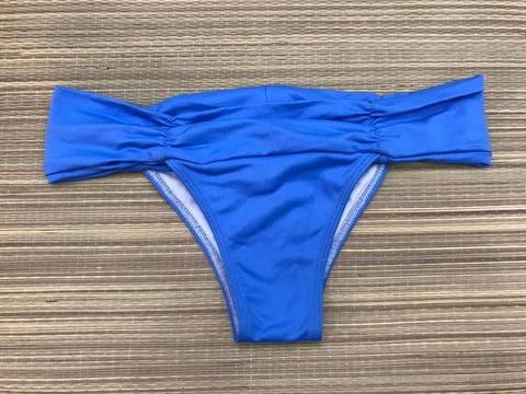 Calcinha Beira Mar Cintura Alta Azul