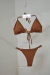 Conjunto Biquini Jessica Café - Calcinha Fita - comprar online