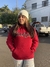 Moletom Your Face Vermelho Logo Novo